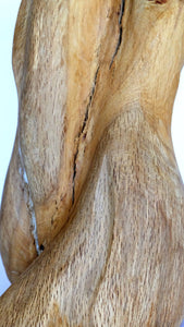 Handcrafted Sculpture from Reclaimed Olive Wood